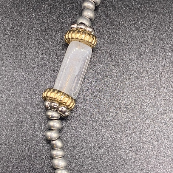 Chico’s Sculptured Beaded Necklace 18” - Picture 7 of 15